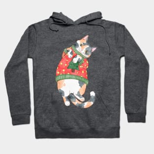 Holiday Calico Cat Hoodie